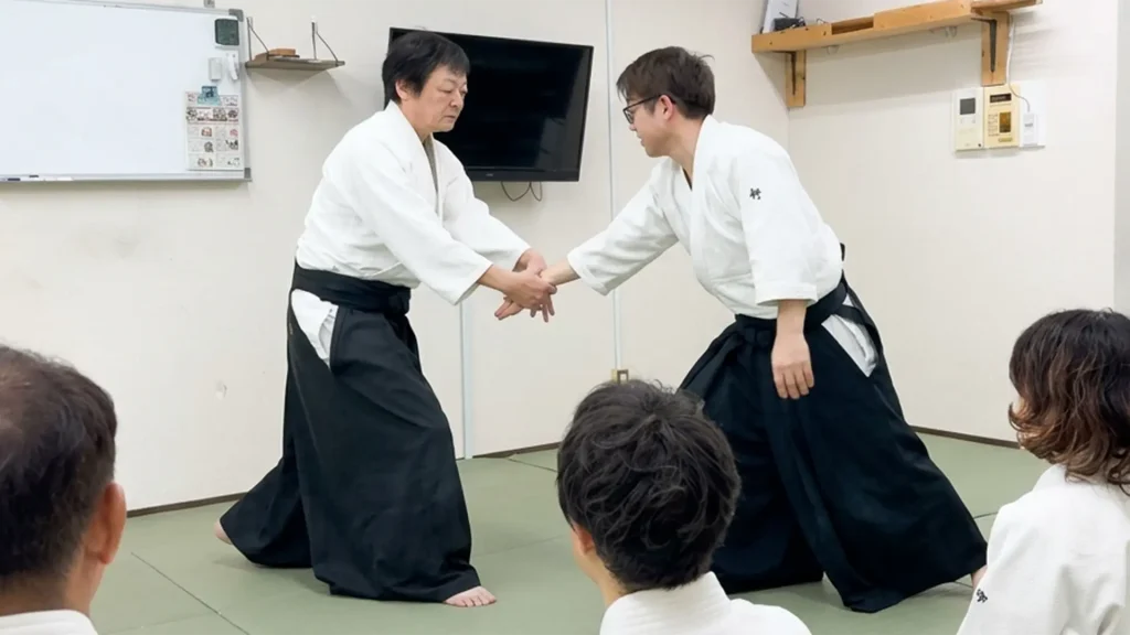 大阪あびこ教室のお稽古風景